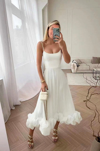 Berenice – Ruffled Hem Midi Dress