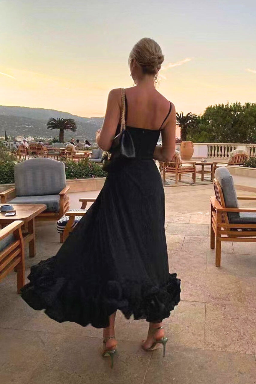 Berenice – Ruffled Hem Midi Dress