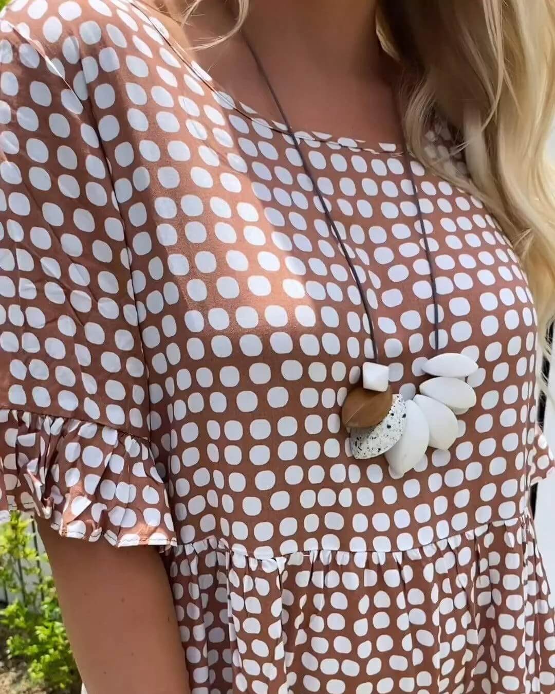 Payton | Polka Midi Dress