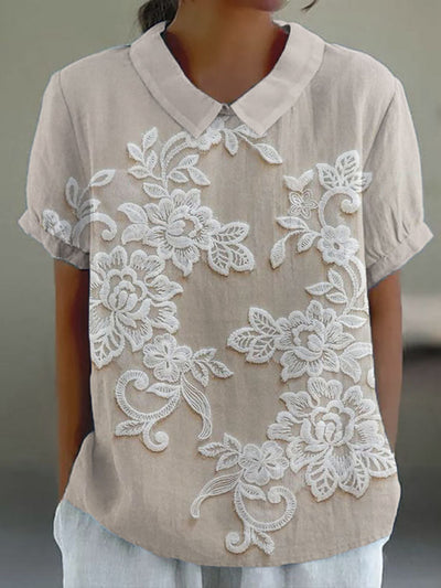 Clarette™ - Vintage Printed Shirt