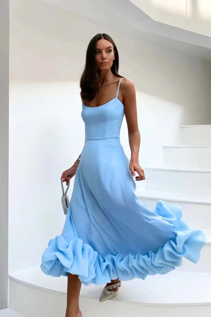 Berenice – Ruffled Hem Midi Dress