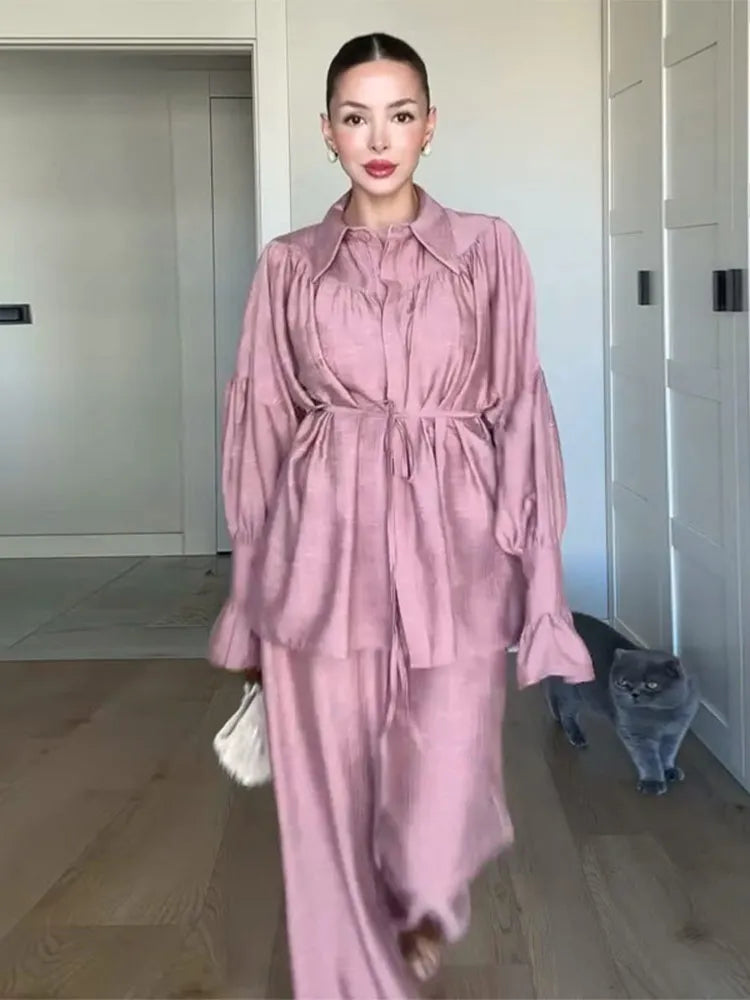 Pami Pleated Set