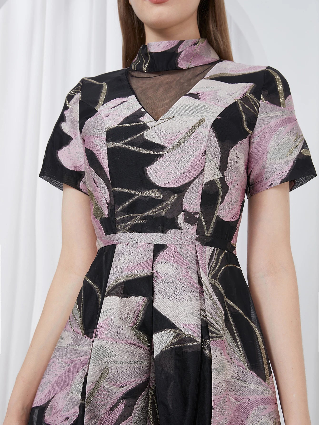 Liora | Midnight Blossom Dress
