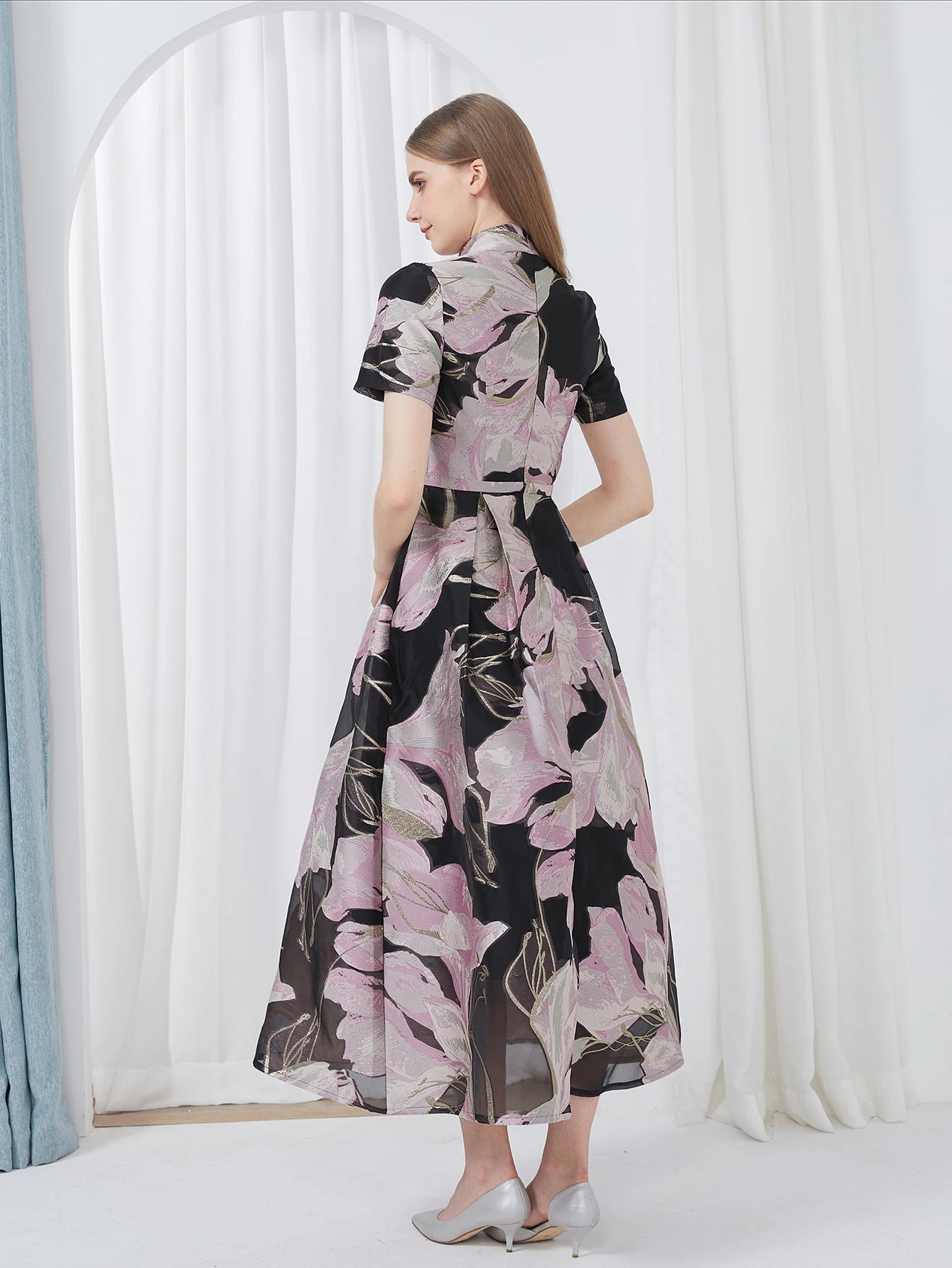 Liora | Midnight Blossom Dress