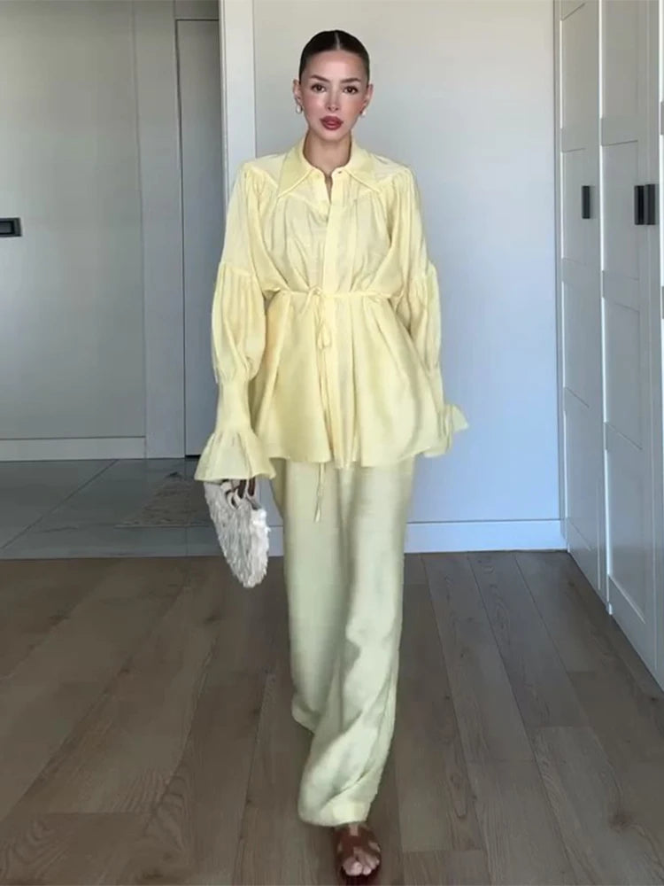 Pami Pleated Set
