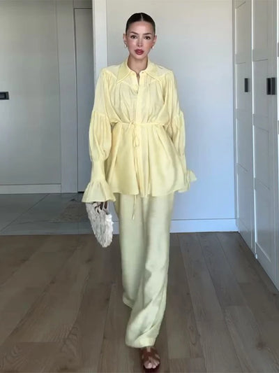 Pami Pleated Set