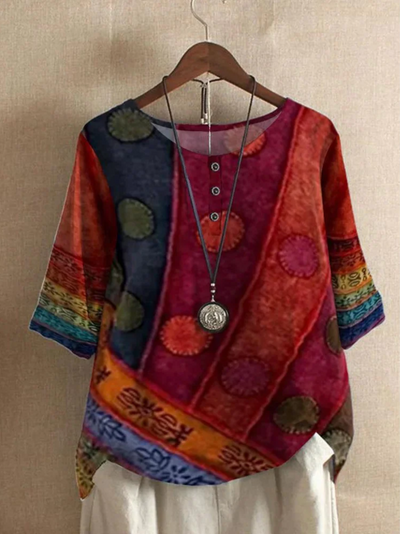 Jayda - Elegant Casual Bohemian Blouse