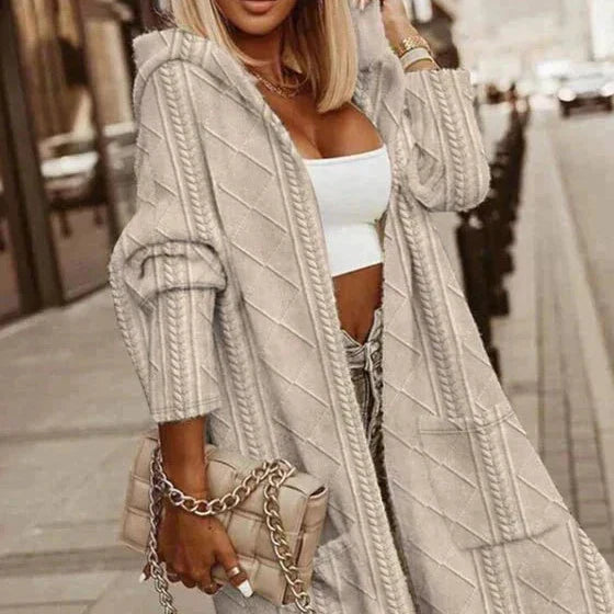 Clara™ | Hooded Cardigan Coat