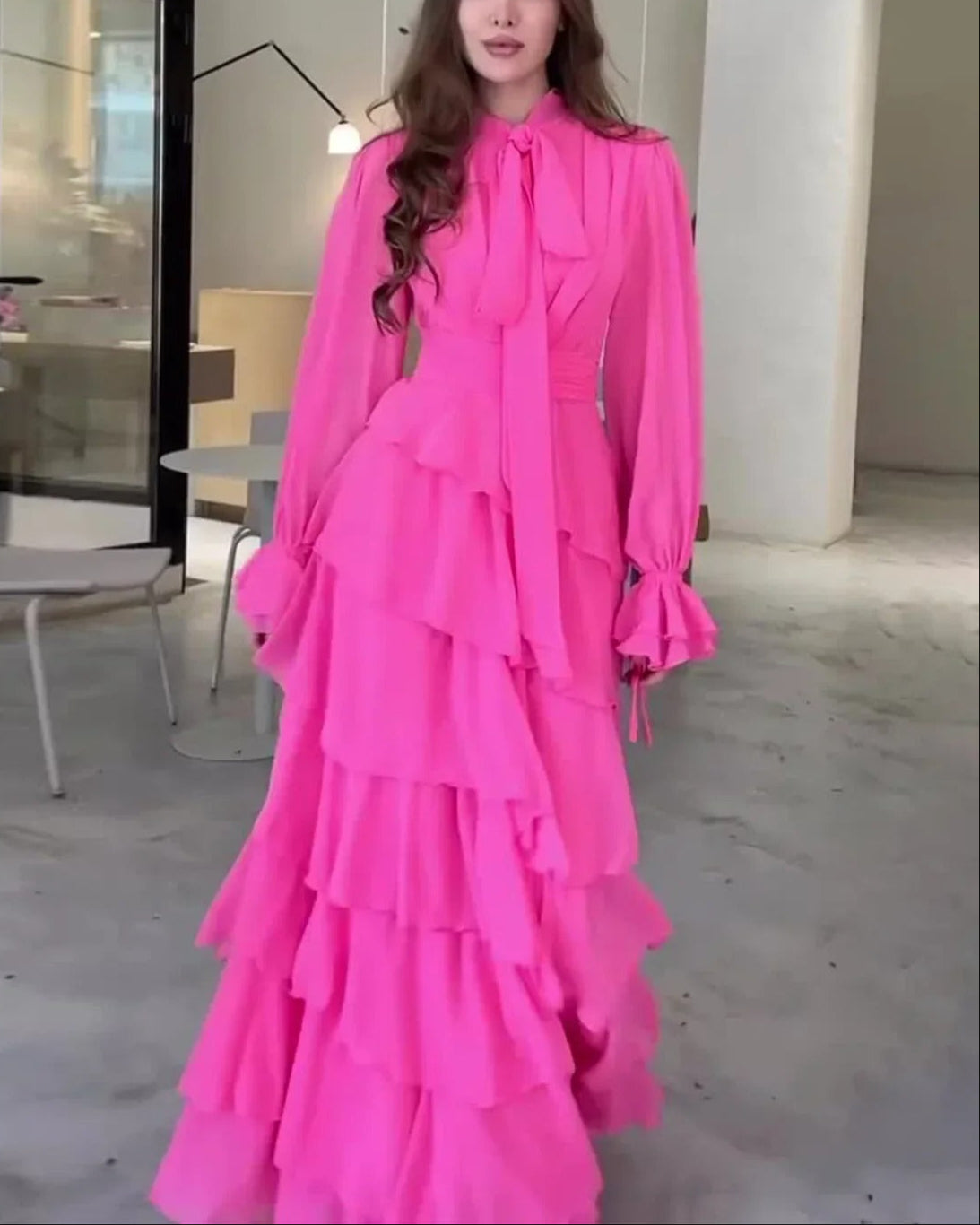 Rosé Ruffle Dress™